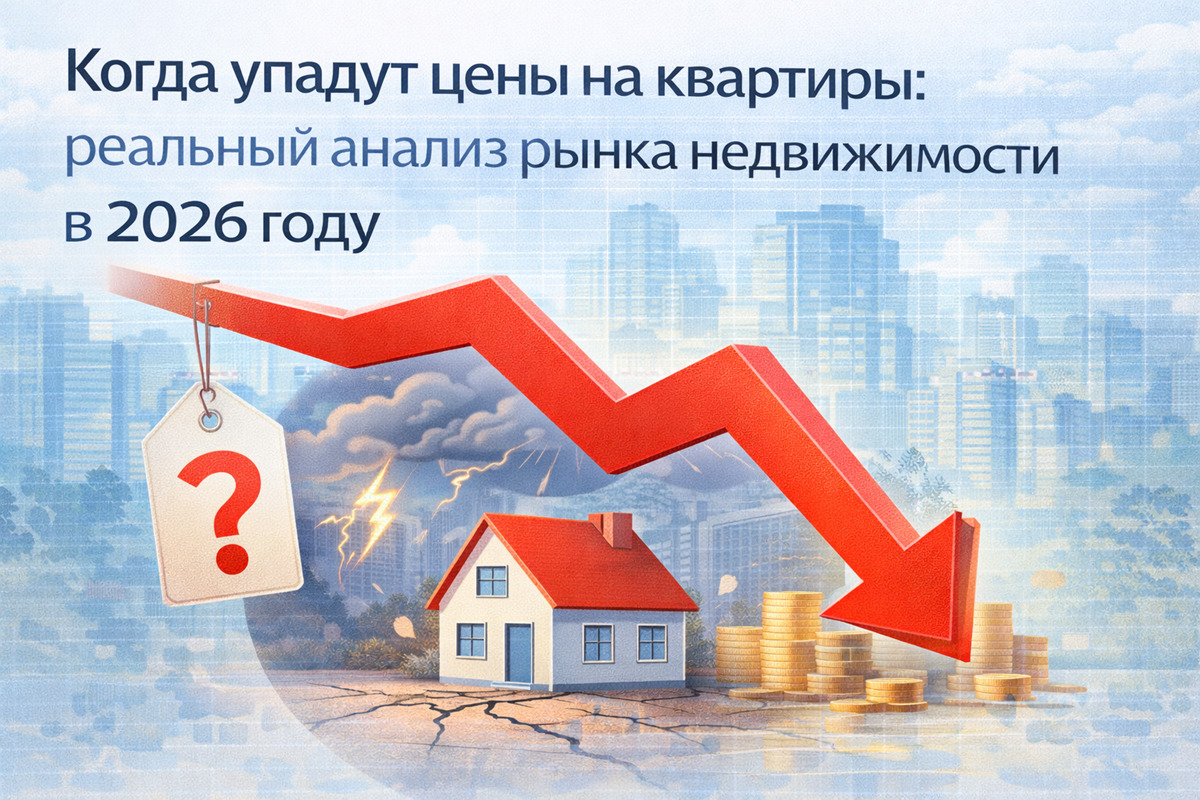 Когда упадут цены на квартиры: реальный анализ рынка недвижимости в 2026 году