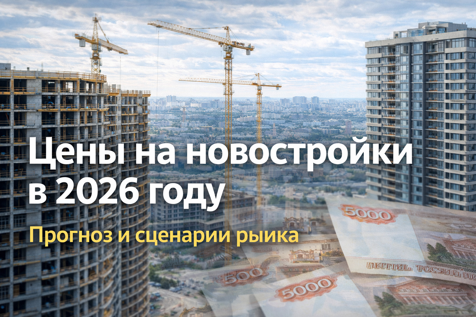 Цены на новостройки в 2026 году — прогноз и сценарии рынка недвижимости