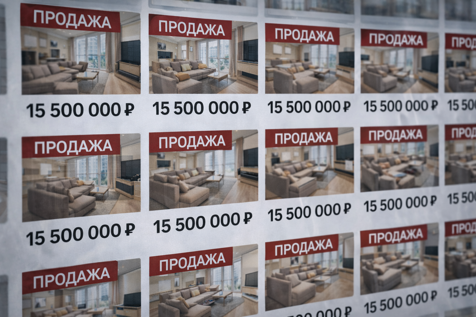 Много похожих объявлений о продаже квартир — внутренняя конкуренция на рынке жилья