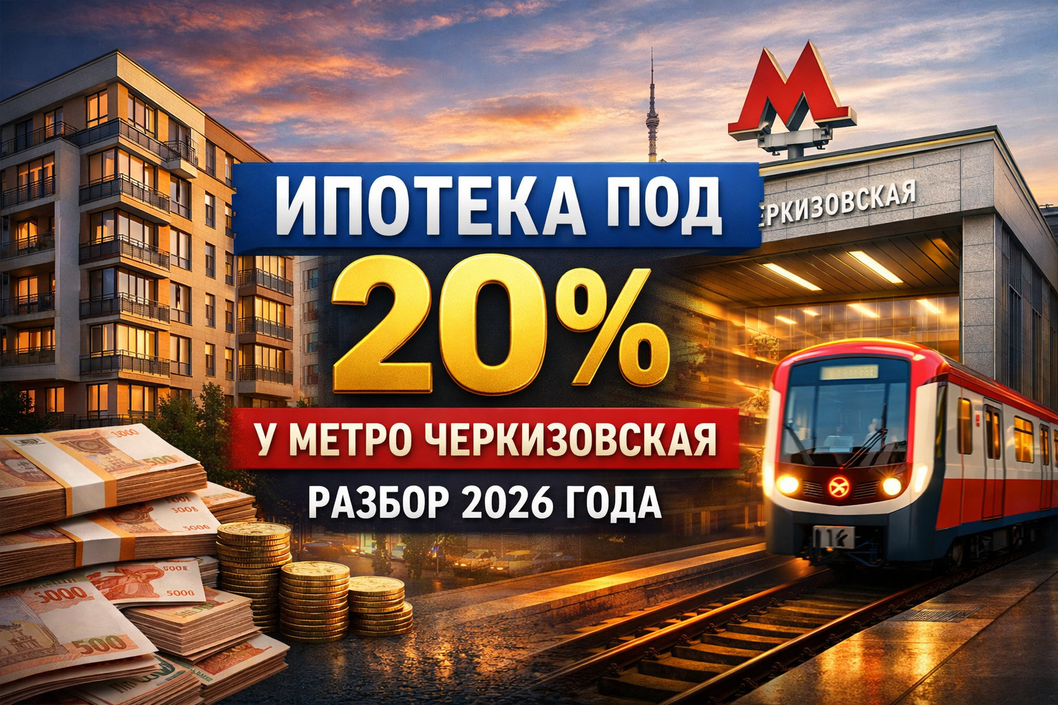Ипотека под 20 процентов у метро Черкизовская — разбор 2026 года