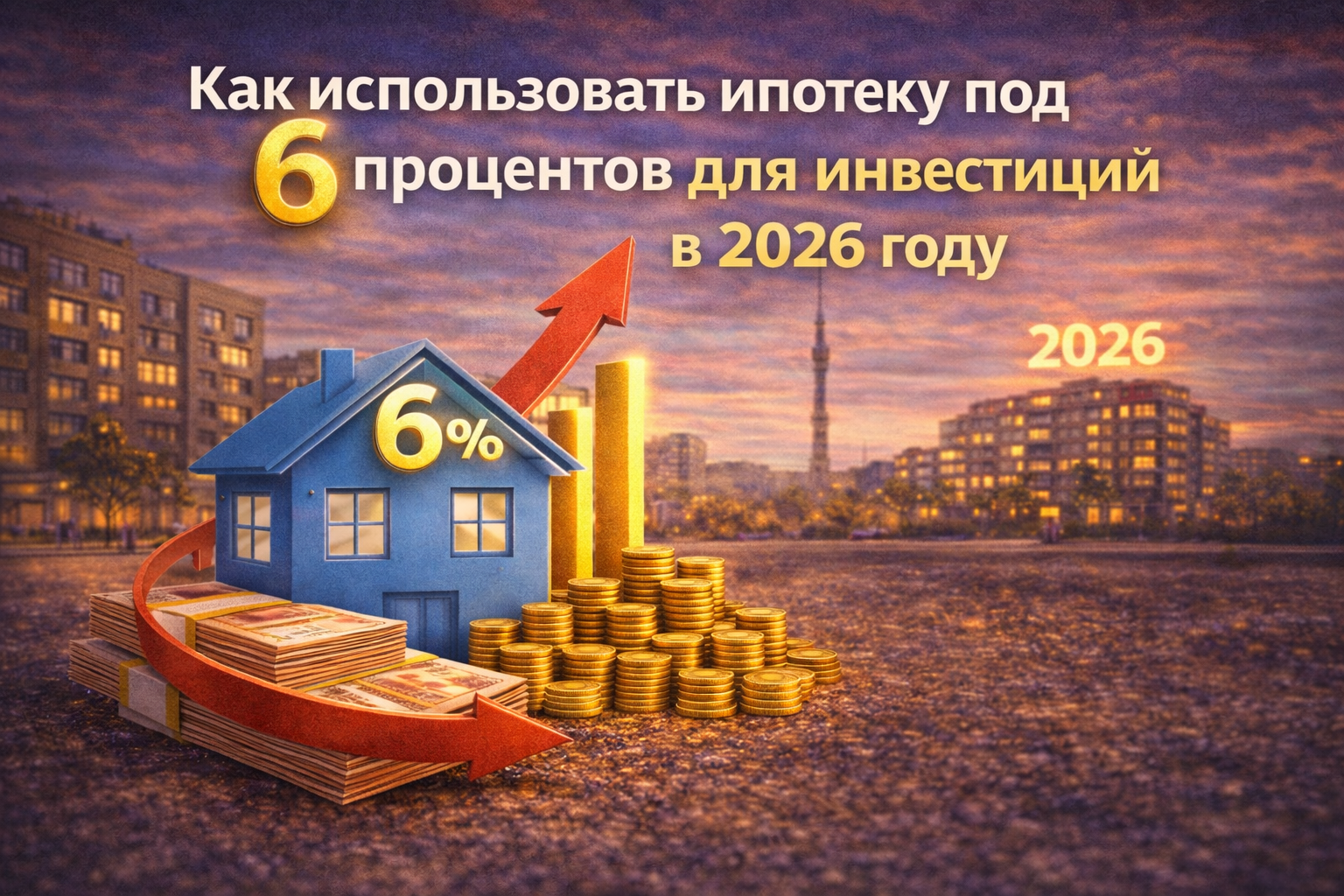 Как использовать ипотеку под 6 процентов для инвестиций в 2026 году