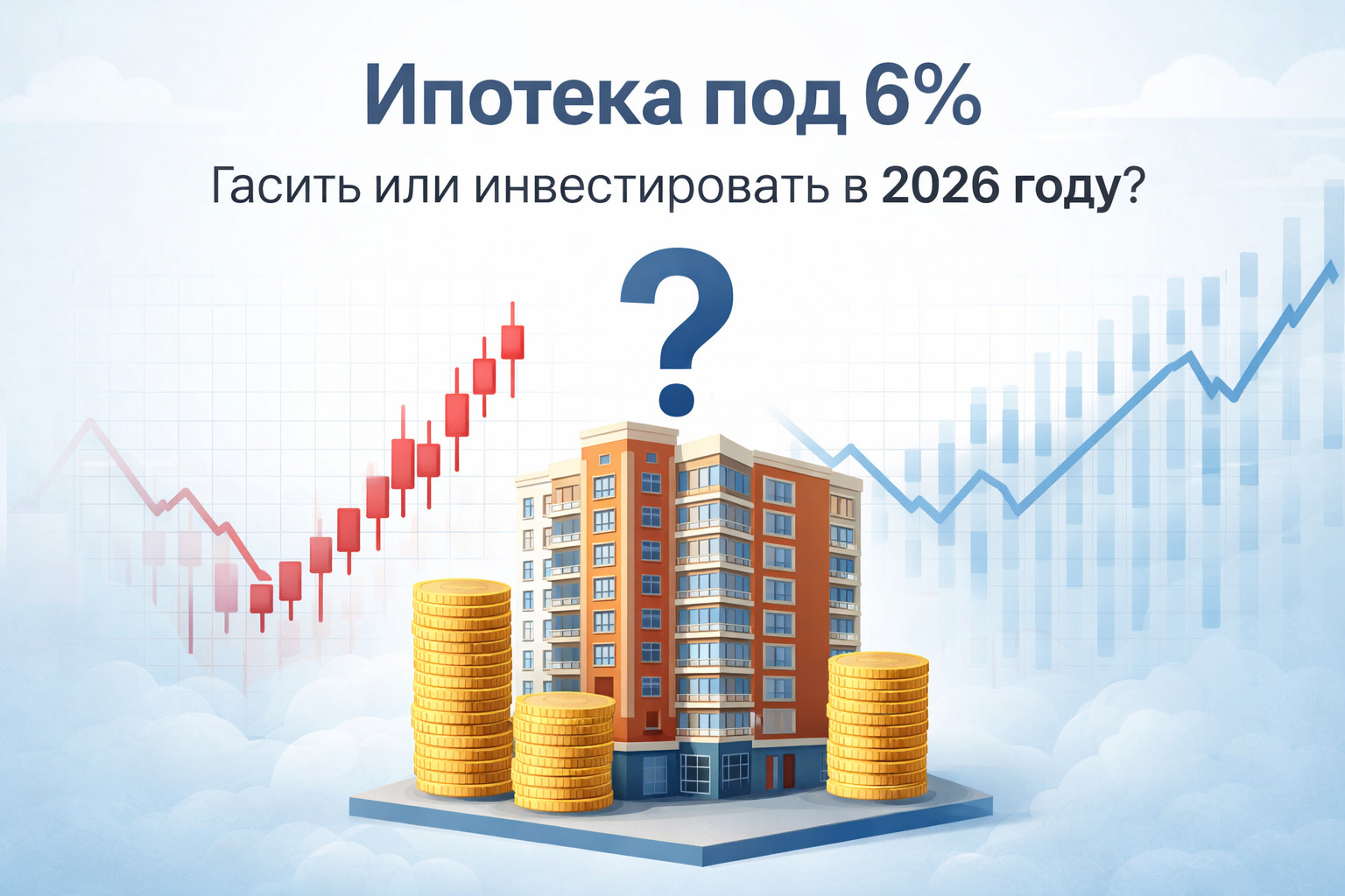 Ипотека под 6 процентов — гасить или инвестировать в 2026 году