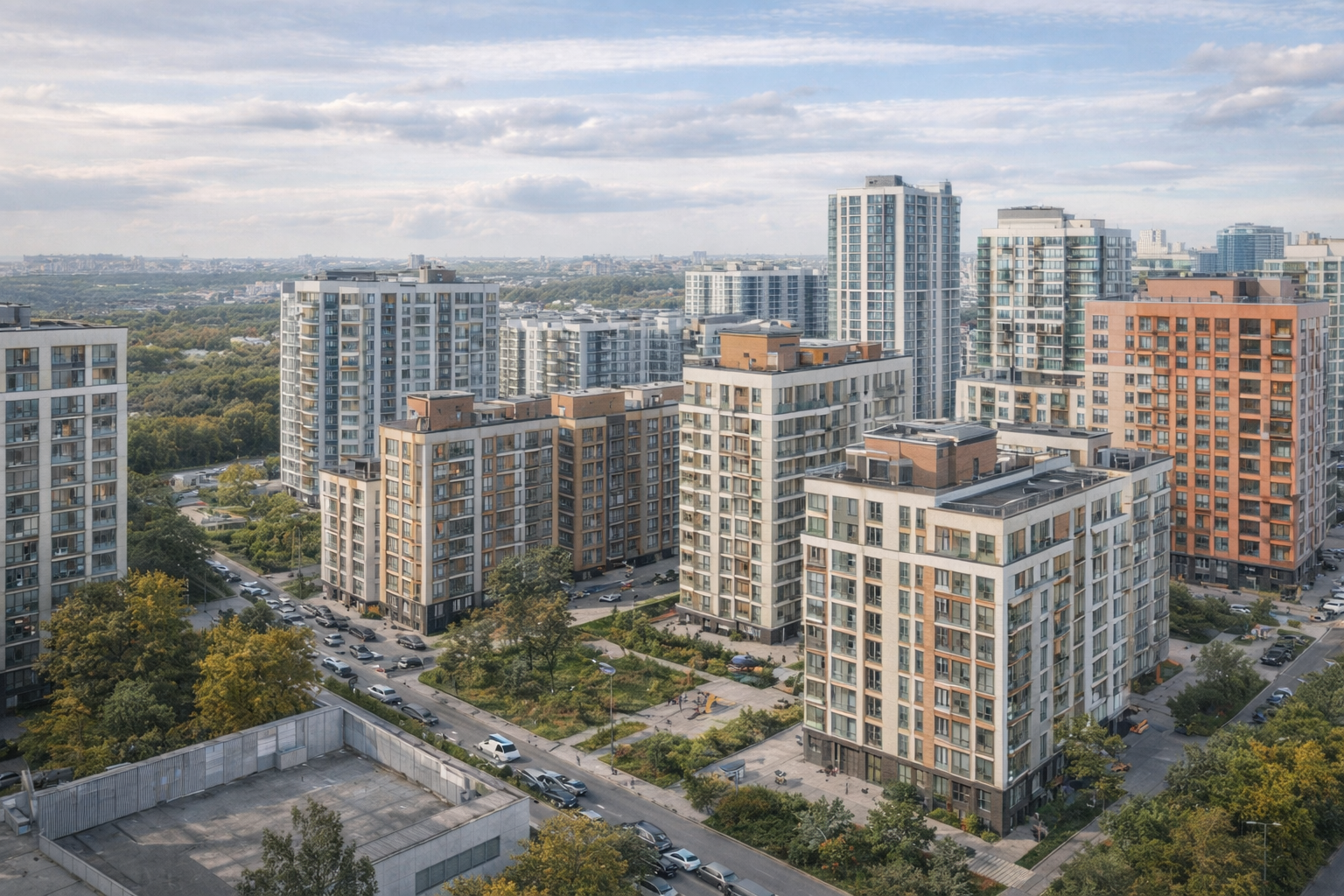 Влияние локации и плотности застройки на выбор новостройки