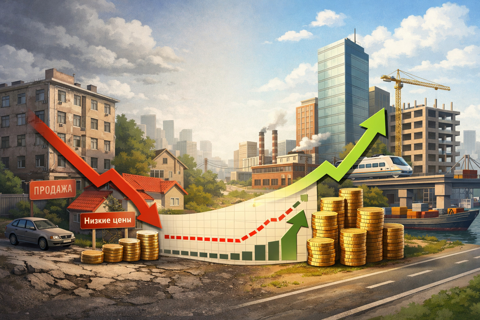 Недооценённые рынки недвижимости и отставание цен от экономики города
