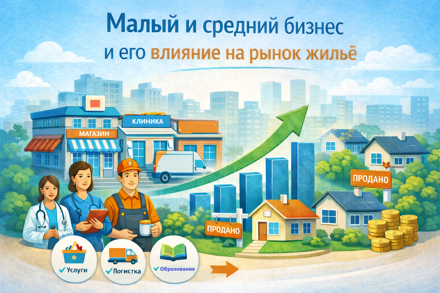 Малый и средний бизнес и его влияние на рынок жилья