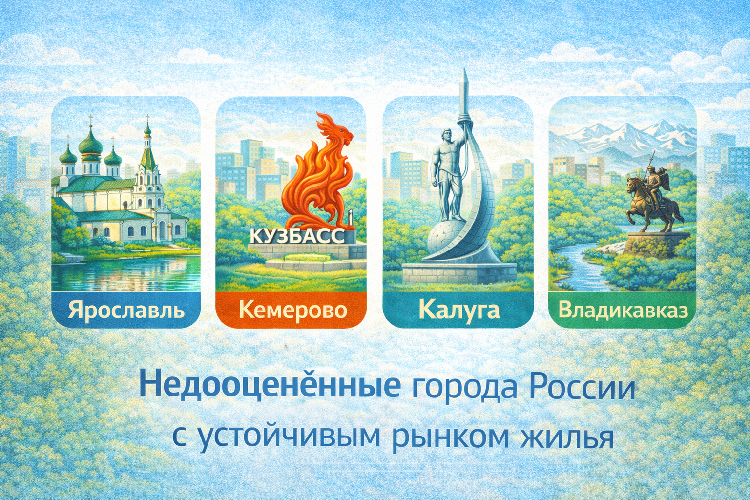 Недооценённые города России с устойчивым рынком жиль