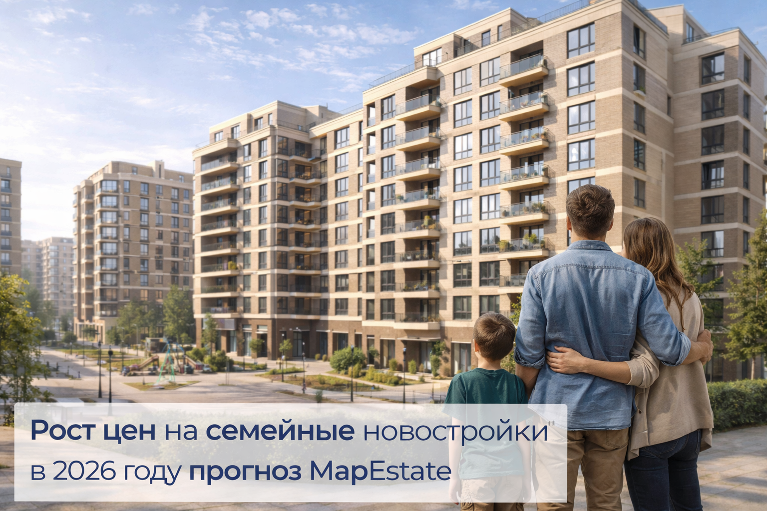 Рост цен на семейные новостройки в 2026 году прогноз MapEstate