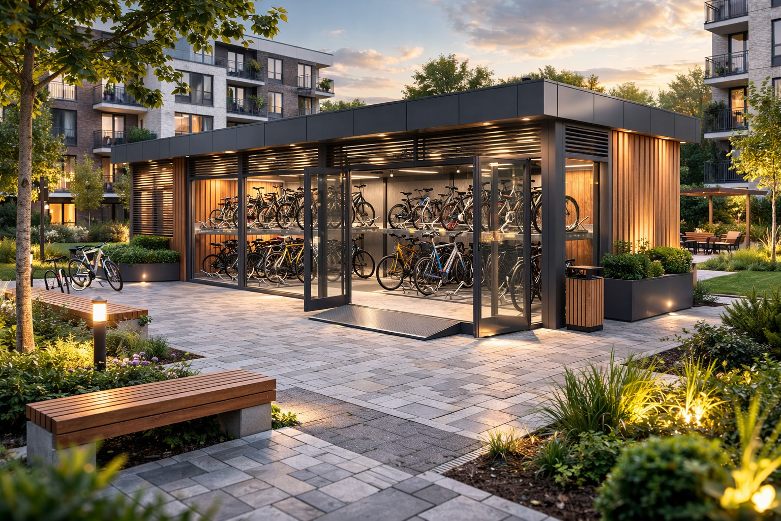 Велобокс в многоквартирном доме