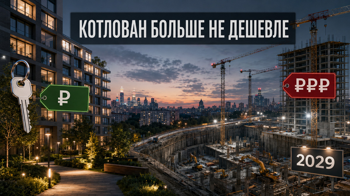 Сданный жилой комплекс в Москве и корпус на стадии строительства — сравнение цен в 2026 году