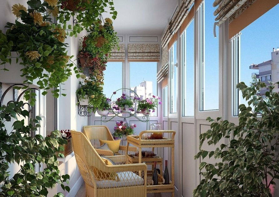Идеи оборудования балкона или лоджии в новой квартире