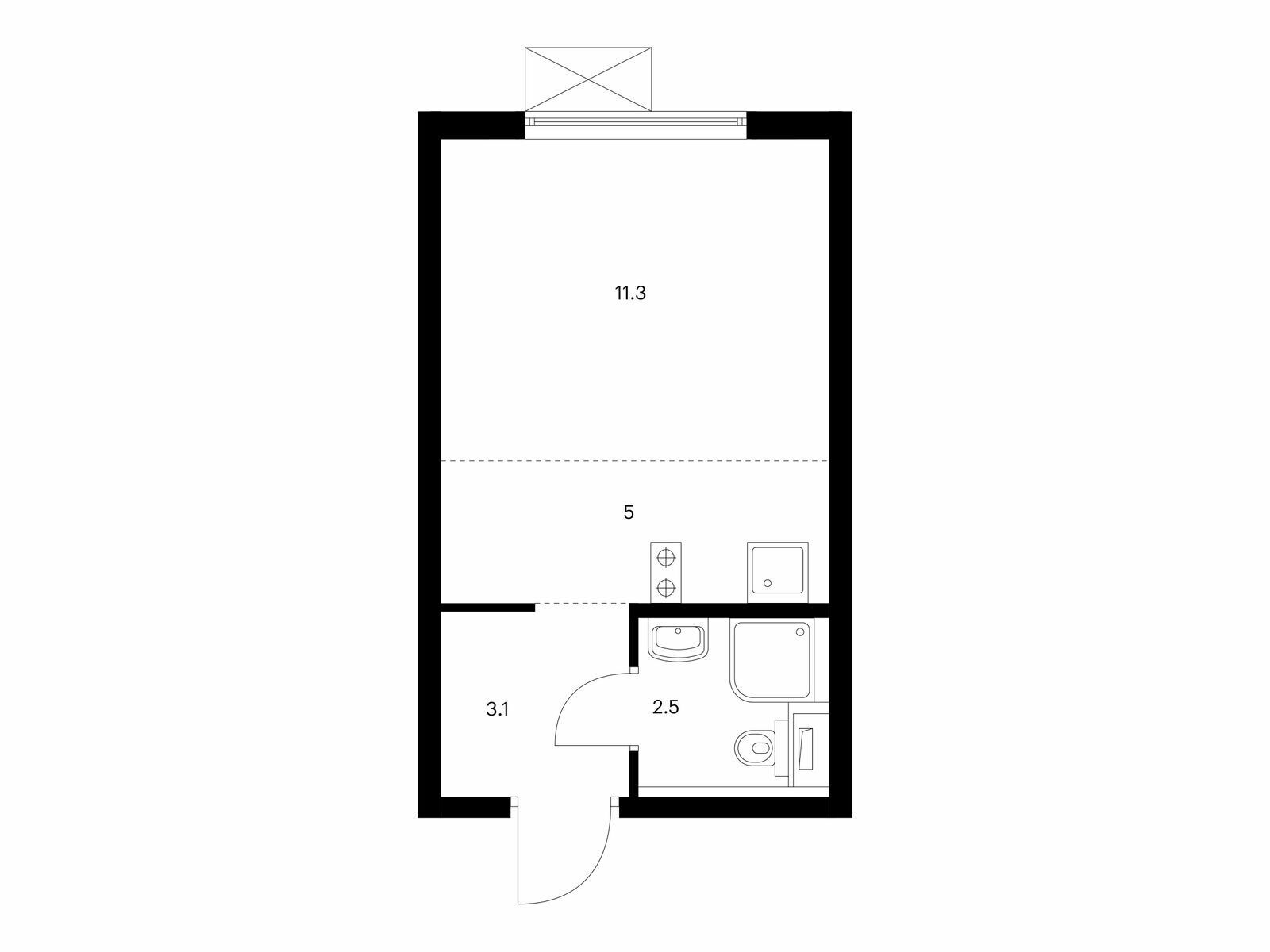 Купить Жилую Квартиру , корпус 17, Площадь: 21.90 кв. м в Московская обл,  Котельники г