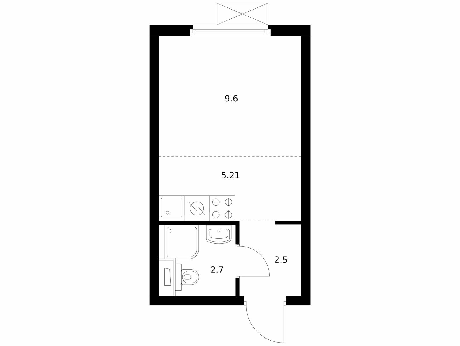 Купить Жилую Квартиру 1-й Дубровский проезд, дом 78/14, Площадь: 20.01 кв.  м в Москва г