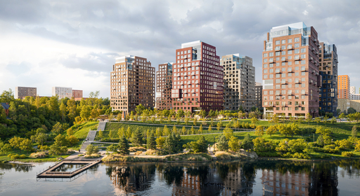 ЖК Бунинская набережная от ПИК Изображение опубликовано в информационных целях. Предоставлено  ПИК  https://www.pik.ru/bnab