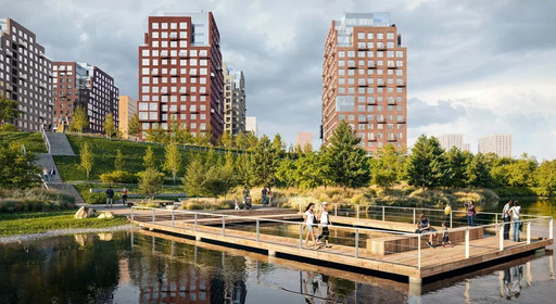 ЖК Бунинская набережная от ПИК Изображение опубликовано в информационных целях. Предоставлено  ПИК  https://www.pik.ru/bnab