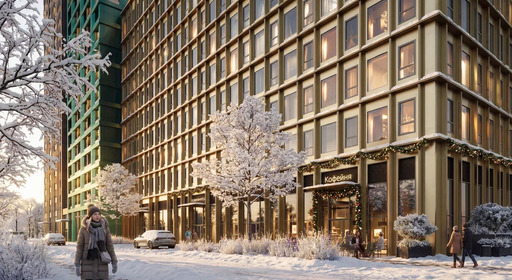 Яркий квартал Инджой от Талан Изображение опубликовано в информационных целях. Предоставлено  Талан  https://talan.ru