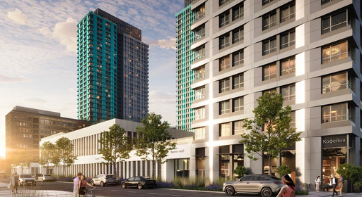 Яркий квартал Инджой от Талан Изображение опубликовано в информационных целях. Предоставлено  Талан  https://talan.ru