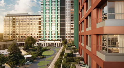 Яркий квартал Инджой от Талан Изображение опубликовано в информационных целях. Предоставлено  Талан  https://talan.ru