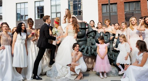 «Выгулять» свадебное платье — и стать основоположницей новой традиции 