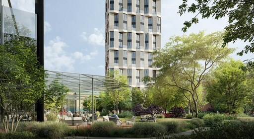 Дом с динамичным фасадом из натурального камня построят в центре Москвы 