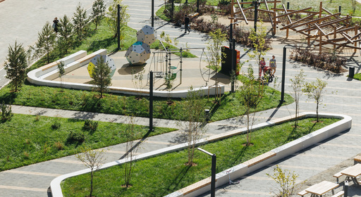 Пешеходный бульвар открыли в Матвеевском кластере 