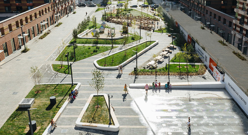 Пешеходный бульвар открыли в Матвеевском кластере 