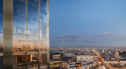 Почти 9000 тонн «серебряного» остекления установят на фасады жилых башен вблизи метро «Белорусская» Изображение опубликовано в информационных целях. Предоставлено MR Group