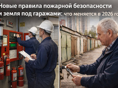 Новые правила пожарной безопасности и земля под гаражами: что меняется в 2026 году