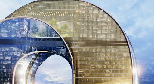 Небоскреб Oнe в Москве-Сити Изображение опубликовано в информационных целях. Предоставлено MR 