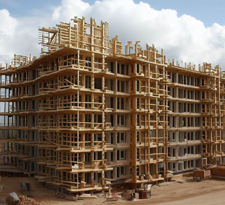 Скоро в России начнется возведение 9-этажных домов из дерева